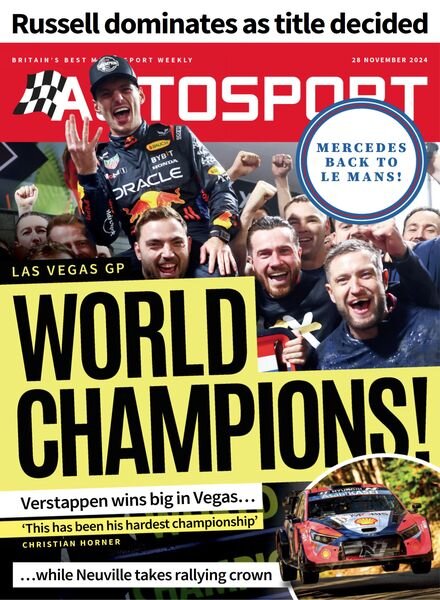 Autosport – 28 November 2024 Cover