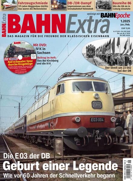 Bahn Extra – Januar-Februar 2025 Cover