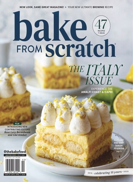 Bake from Scratch – January-February 2025 Cover