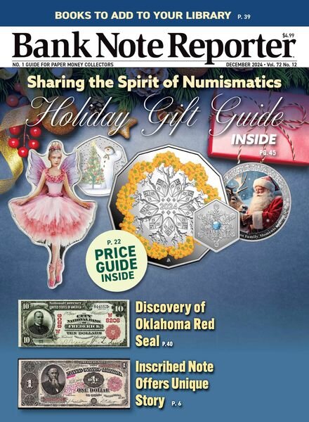 Bank Note Reporter – December 1 2024 Cover