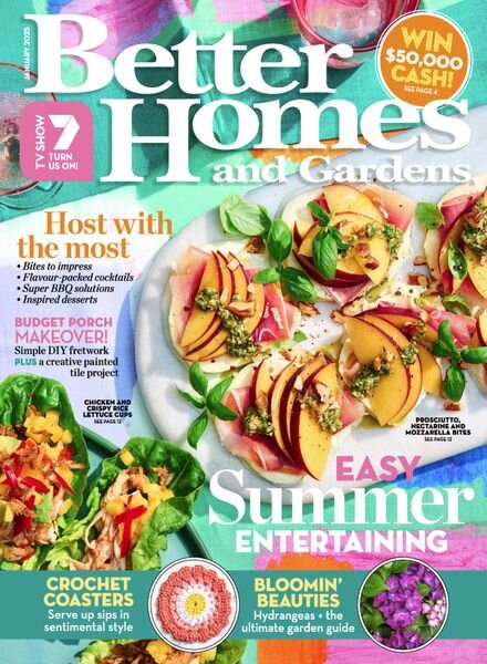 Better Homes and Gardens Australia – January 2025 Cover