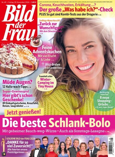 Bild der Frau – 29 November 2024 Cover