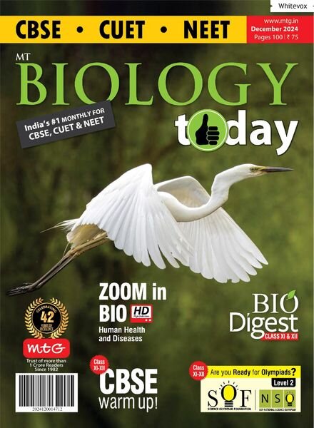 Biology Today – December 2024 Cover