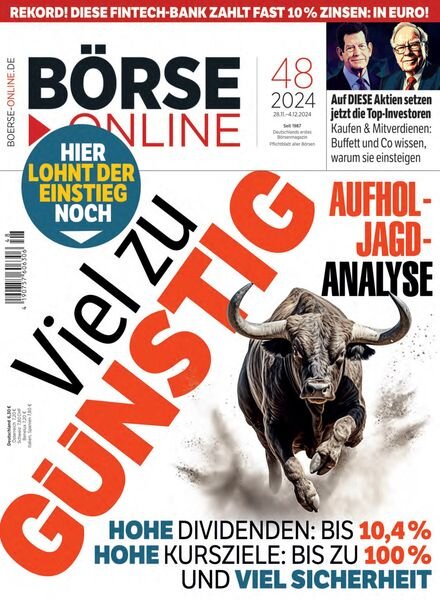 Borse Online – 28 November 2024 Cover
