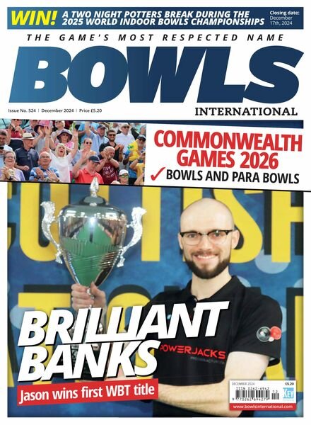 Bowls International – December 2024 Cover