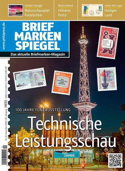 Briefmarken Spiegel – Dezember 2024 Cover