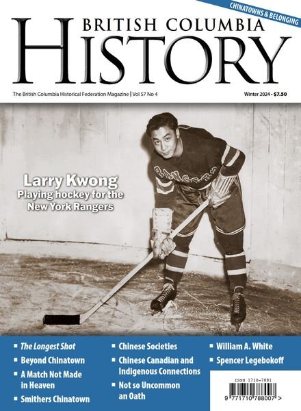 British Columbia History – Winter 2024 Cover