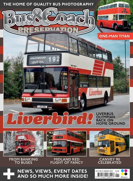 Bus & Coach Preservation – January 2025 Cover