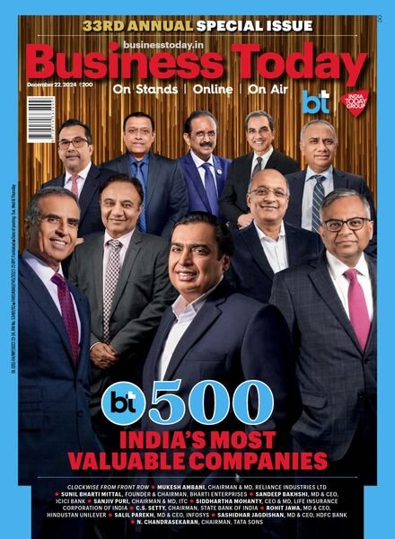 Business Today – 22 December 2024 Cover