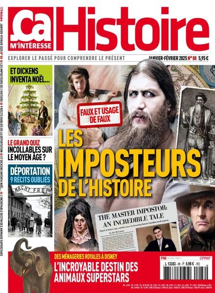 ca M’Interesse Histoire – Janvier-Fevrier 2025 Cover