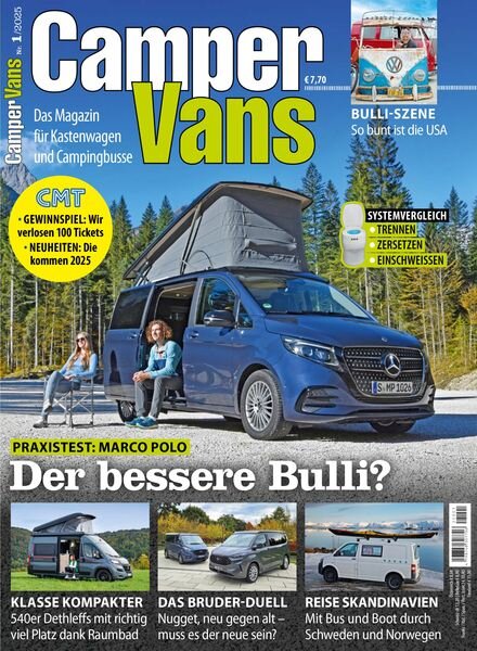 CamperVans – Dezember 2024 Cover
