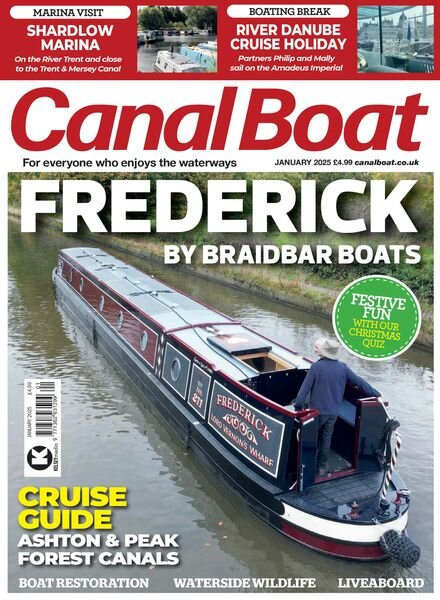 Canal Boat – January 2025 Cover