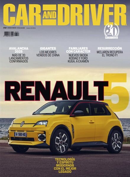 Car and Driver Espana – Enero-Febrero 2025 Cover