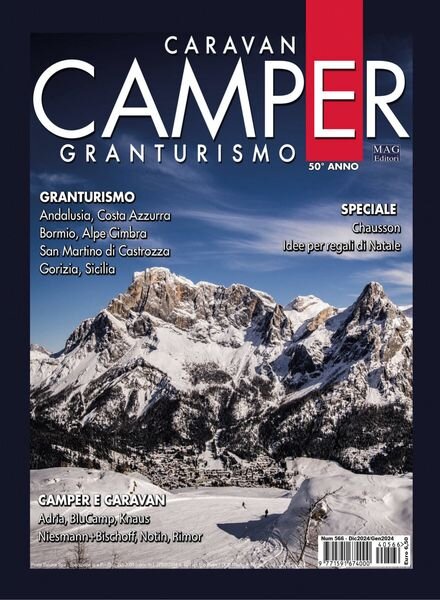Caravan e Camper Granturismo – Dicembre 2024 – Gennaio 2025 Cover