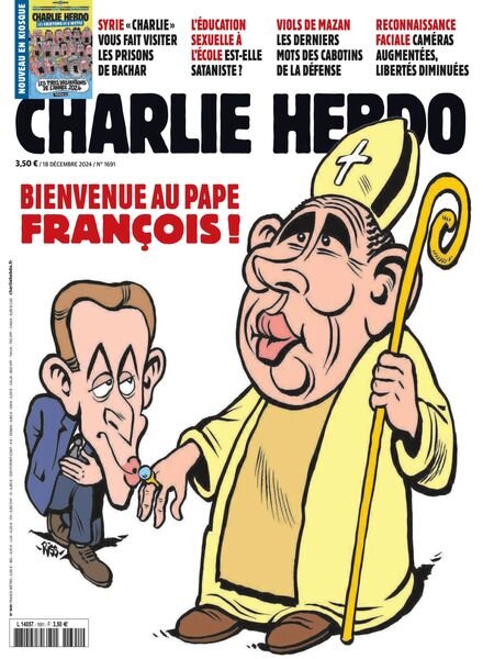 Charlie Hebdo – 19 Decembre 2024 Cover
