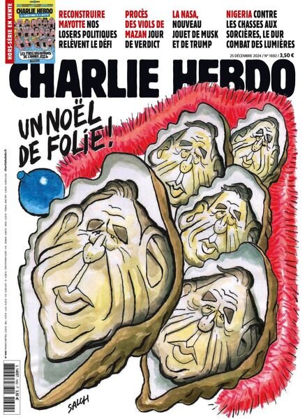 Charlie Hebdo – 25 Decembre 2024 Cover