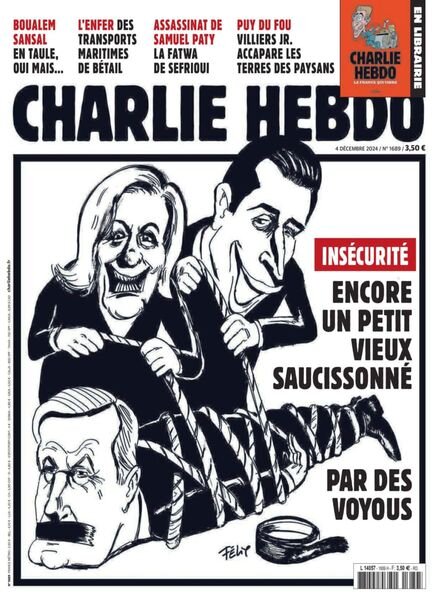 Charlie Hebdo – 4 Decembre 2024 Cover