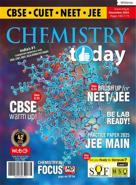 Chemistry Today – December 2024 Cover