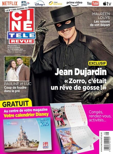 Cine Tele Revue – Novembre 2024 Cover