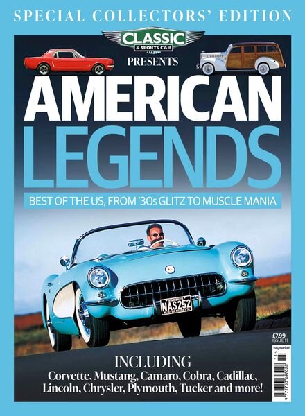 Classic & Sports Car Presents – American Legends – December 2024 Cover