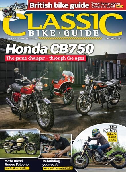 Classic Bike Guide – January 2025 Cover