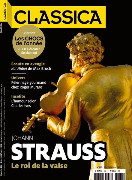 Classica – Decembre 2024 – Janvier 2025 Cover