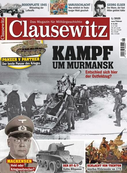 Clausewitz – Januar 2025 Cover