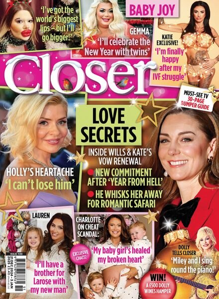 Closer UK – 21 December 2024 Cover