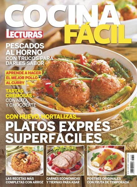 Cocina Facil Espana – Enero 2025 Cover