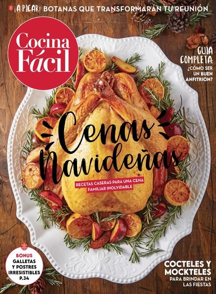 Cocina Facil Mexico – Diciembre 2024 Cover