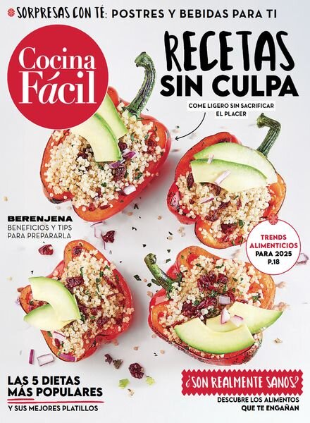 Cocina Facil Mexico – Enero 2025 Cover