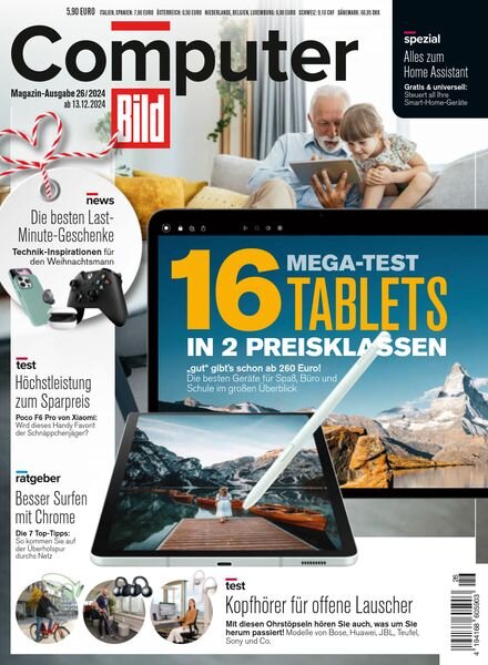 Computer Bild Germany – 13 Dezember 2024 Cover