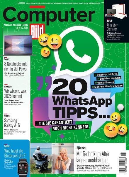 Computer Bild Germany – 27 Dezember 2024 Cover