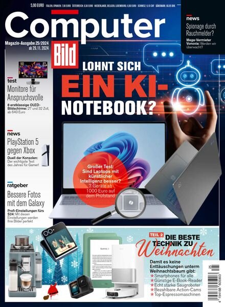 Computer Bild Germany – 29 November 2024 Cover
