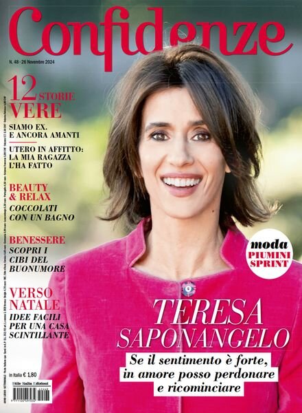 Confidenze – 26 Novembre 2024 Cover
