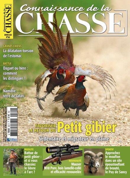 Connaissance de la Chasse – Janvier 2025 Cover