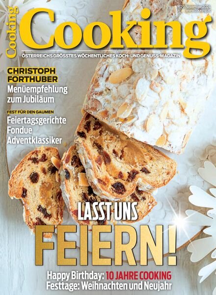 Cooking Austria – 29 November 2024 Cover