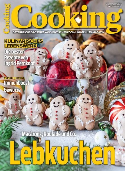 Cooking Austria – 6 Dezember 2024 Cover