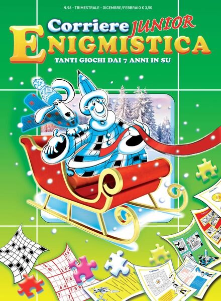 Corriere Enigmistica Junior – Dicembre 2024 – Gennaio-Febbraio 2025 Cover