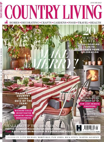 Country Living UK – January 2025 Cover
