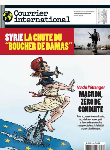 Courrier International – 12 Decembre 2024 Cover