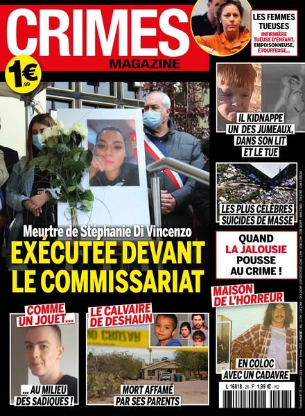 Crimes Magazine – Decembre 2024 – Janvier-Fevrier 2025 Cover