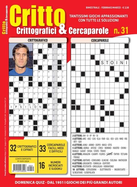 Crittografici & Carcaparole – Febbraio-Marzo 2025 Cover