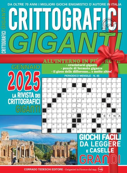 Crittografici Giganti – Gennaio 2025 Cover