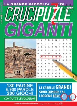 Crucipuzzle Giganti – 10 Dicembre 2024