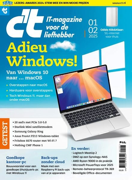 c’t Magazine Netherlands – Januari-Februari 2025 Cover