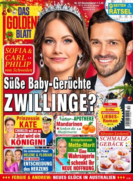 Das Goldene Blatt – 20 Dezember 2024 Cover