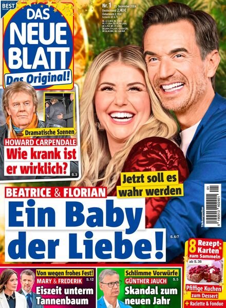 Das Neue Blatt – 23 Dezember 2024 Cover