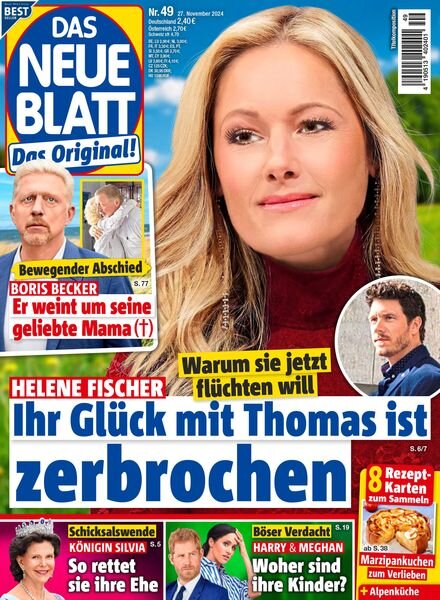 Das Neue Blatt – 27 November 2024 Cover