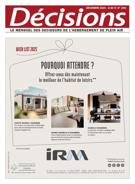 Decisions HPA – Decembre 2024 Cover